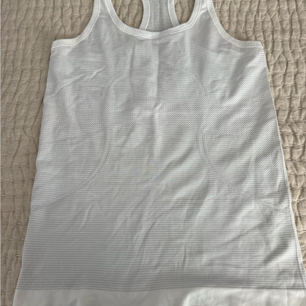 Lululemon Athletica White Swiftly Tank Top